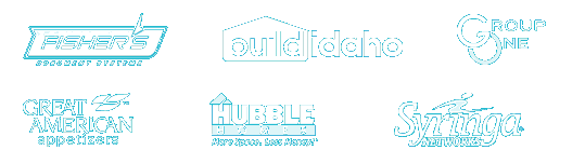 We've built websites for thest great companies- Fishers Document Systems, Great American appetizers, Group One, Gaduru, Hubble Homes, Syringa Networks